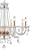 Pendente Tyene 8XE14 Vela Max 40W 72cmX64cm Rose Gold IP20 JF308 - Imagem 5