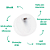 Balizador Led Risu 3W 3000K 11cmX4,5cm Branco IP20 LZ024W - Imagem 3