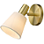 Arandela Parede Pipe E14 Vela Max 40W 12cmX21cm Dourado Branco IP20 ME004W - Imagem 1