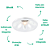 Spot Led Embutir Fit 3W 3000K 5cmX4cm Branco IP20 NS1008L - Imagem 3