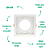 Spot Embutir Conecta ABS E27 PAR30 Max 50W 17cmX17cmX4,3cm Branco IP20 DL146PAR30W - Imagem 3