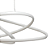 Pendente Led Zig 35W 3000K 1800lm 47cmX57cmX26cm Branco IP20 TP001 - Imagem 5