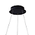 Pendente Led Zig 35W 3000K 1800lm 47cmX57cmX26cm Preto Branco IP20 TP001B - Imagem 4