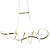 Pendente Led Zig 35W 3000K 1800lm 22cmX84cmX21cm Branco IP20 TP003 - Imagem 1
