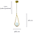 Pendente Pingo G9 Halopin Max 25W 18cmX49cm Bronze Branco IP20 TR001 - Imagem 6