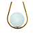 Pendente Pingo G9 Halopin Max 25W 18cmX49cm Bronze Branco IP20 TR001 - Imagem 5