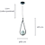 Pendente Pingo G9 Halopin Max 25W 18cmX49cm Preto FUME IP20 TR001B - Imagem 6