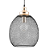 Pendente Copper E27 Bulbo Max 40W 28cmX41cm Preto Dourado IP20 XN003G - Imagem 1