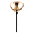 Pendente Copper E27 Bulbo Max 40W 28cmX41cm Preto Dourado IP20 XN003G - Imagem 5