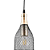 Pendente Copper E27 Bulbo Max 40W 12cmX31cm Preto Dourado IP20 XN004G - Imagem 5
