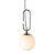 Pendente Mob E14 Vela Max 7W 20cmX48cm Preto Dourado IP20 YD001 - Imagem 1