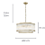 Pendente Odeon 6XE14 Max 40W 50cmX22cm Transparente Dourado IP20 ODE1PD01TR050 - Imagem 6