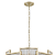 Pendente Strato 5XE14 Max 40W 56cmX32cm Transparente Dourado IP20 STR1PD01TR056 - Imagem 5