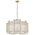 Pendente Strato 5XE14 Max 40W 56cmX32cm Transparente Dourado IP20 STR1PD01TR056 - Imagem 1