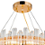 Pendente Floro 8XE14 Vela Max 40W 60cmX25cm Transparente Dourado IP20 FLO1PD01TR060 - Imagem 4