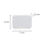 Balizador Led Acari 1W 3000K 47lm 7cmX5cmX1,2cm Branco IP65 ACA1BL01BR007 - Imagem 5