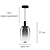 Pendente Led Capsula 4W 1800K 120lm 20cmX37cm PD2101 - Imagem 6