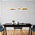 Pendente Led Sonik 29W 3000K 1450lm 100cm Dourado PD1659DO - Imagem 2