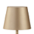 Abajur Led Mimo 3,5W 3000K 280lm 11cmX37cm Dourado AB1788DO - Imagem 5