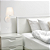 Arandela Parede Led Cozy 2W E27 35cmx20cmx15cm Branco QAR1337BR - Imagem 2