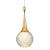 Pendente Led 5W 3000K 10cmX20cm Dourado DCD02127D - Imagem 1