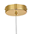 Pendente Led 5W 3000K 10cmX20cm Dourado DCD02127D - Imagem 4