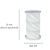 Abajur Led 1W 3000K 80lm 12cmX18cm Branco DCY02522D - Imagem 5