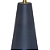 Abajur E27 25cmX43cm Preto DCT00535D - Imagem 4