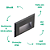 Balizador Led Meni Preto 2W 3000K 100lm 11,5cmX7,5cmX2,3cm IP65 MEN1BL01PT012 - Imagem 2