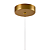 Pendente Led Sonik 12W 3000K 600lm 5cmx41cm Dourado PD1658DO - Imagem 5
