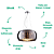 Luminária Pendente Plafon Cristal Soho Bella 50x20cm Cromado - Imagem 3