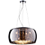 Luminária Pendente Plafon Cristal Soho Bella 50x20cm Cromado - Imagem 1
