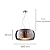 Luminária Pendente Plafon Cristal Soho Bella 50x20cm Cromado - Imagem 6