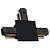 Conexao 'T' Para Trilho Embutir Cor Preto ABS Sky-9003pt - Imagem 1