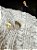 Brinco abstrato Ouro microcravejado - Imagem 1