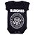 Body Bebê Ramones Preto - Imagem 1