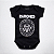 Body Bebê Ramones Preto - Imagem 1