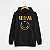 Moletom Canguru Feminino Nirvana Preto - Imagem 1