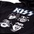 Moletom Bolso Lateral Kiss Faces Preto - Imagem 2