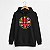 Moletom Canguru Feminino Red Hot Logo Preto - Imagem 1