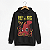Moletom Bolso Lateral Red Hot Octopus Preto - Imagem 1