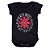 Body Bebê Red Hot Brush Preta - Imagem 1