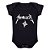 Body Bebê Metallica Black Preta - Imagem 1