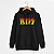 Moletom Canguru Feminino Kiss Preto - Imagem 1