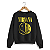 Moletom Careca Nirvana Smile Preto - Imagem 1