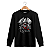 Camiseta Manga Longa Queen Brasão Preta - Imagem 1