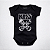 Body Bebê Kiss Caveiras - Preto - Imagem 1