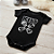Body Bebê Kiss Caveiras - Preto - Imagem 2