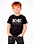 Camiseta Infantil ACDC Back In Black Preta - Imagem 1