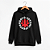 Moletom Canguru Red Hot Chili Peppers Logo - Preto - Imagem 3